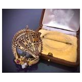 1880s Spanish Mechanical Fan Locket...