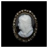 Victorian Era (1837-1901) 17K Gold High-Relief...