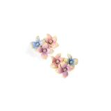 European Retro Period 18K Open-Back Enamel...