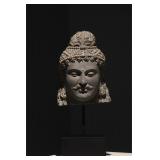 Bearded Maitreya Bodhisattva Head, Gandhara...