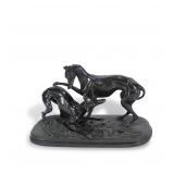 Tin Sculpture made in 1850 by French Artist...