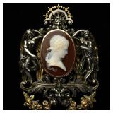 Art Nouveau Period (1880-1920) Cameo Jewellery...