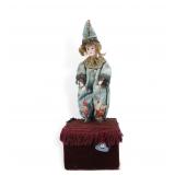 19th Century Music Box with String Puppet...