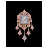 19th Century Italian 18K Gold Micromosaic...