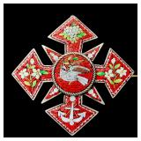 Italian c.1870s 800 Silver Micromosaic...