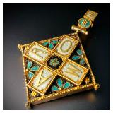Mid-19th Century Papal State (Vatican) 22K Gold...