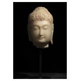 Northern Qi White Marble Buddha Head