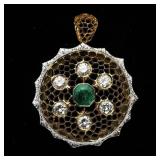 Art Deco Period (1925-1935) 18K Two-Tone Gold...