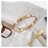 Cartier Love Bangle, 18K Rose Gold, Set with...