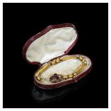 Victorian Gold-Silver-Copper Alloy Engraved...