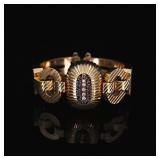 Geneva Antique Hidden 14K Gold Watch