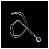 PT900 / PT950 Classic Pear-Shaped Sapphire and...