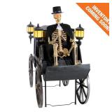 $399 5 ft. Grave & Bones Animated LED Hearse -...