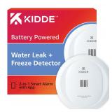 $35 Lot of 4 - Kidde Wi-Fi Smart Water Leak...