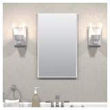$55 16 in. W x 26 in. H Rectangular Recessed or...