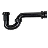 $5 1-1/2 in. ABS Plastic Black P- Trap