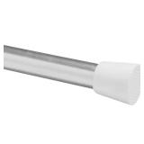 $13 48 in. - 75 in. Tension Curtain Rod in Chrome