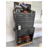 Tool chest with contents