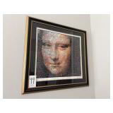 Pictograph Mona Lisa Print