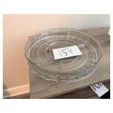 Glass serving dish