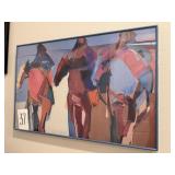 Horse Print 32'x21'
