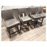 4 Gray Barstools