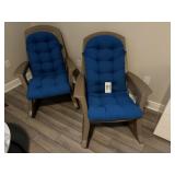 2 plastic rockers