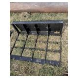 Skid steer land leveler - flat blade