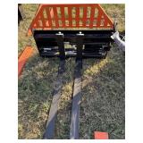 Wolverine hydraulic skid steer pallet forks