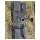Skid steer plate trailer mover