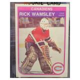 Rick Wamsley O-Pee-Chee Rookie Card