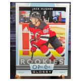 Jack Hughes Rookie O-Pee-Chee Glossy 2019-20