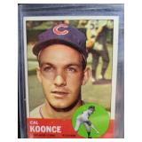 Cal Koonce 1963 Topps Baseball - Excellent