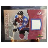Peter Forsberg SOUVENIRS Jersey Card 03-04 MVP