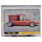 1968  TOPPS HOT RODS Card #23 Surf Woody