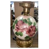 14" Vintage Glass Untested Lamp / No Shipping