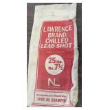 Vintage Lawrence Brand Chilled Lead Shot Bag