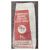 Vintage Lawrence Brand Chilled Lead Shot Bag