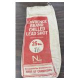 Vintage Lawrence Brand Chilled Lead Shot Bag