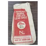 Vintage Lawrence Brand Chilled Lead Shot Bag