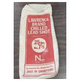Vintage Lawrence Brand Chilled Lead Shot Bag