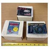 Three small boxes of unsearched cards