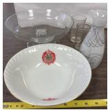 Five piece plate bowl vase / NO SHIPPING