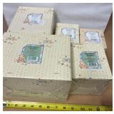 Set of five Cherished teddies in box