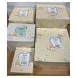 Lot of five cherished teddies in box