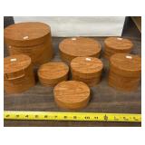 Lot of eight cherished teddies figure stands