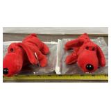 Pair of TY Beanie baby