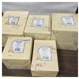 Lot of five cherished teddies in box
