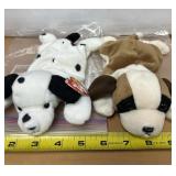 Pair of TY Beanie baby