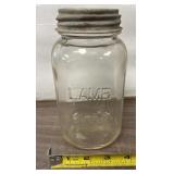 Lamb mason jar with lid